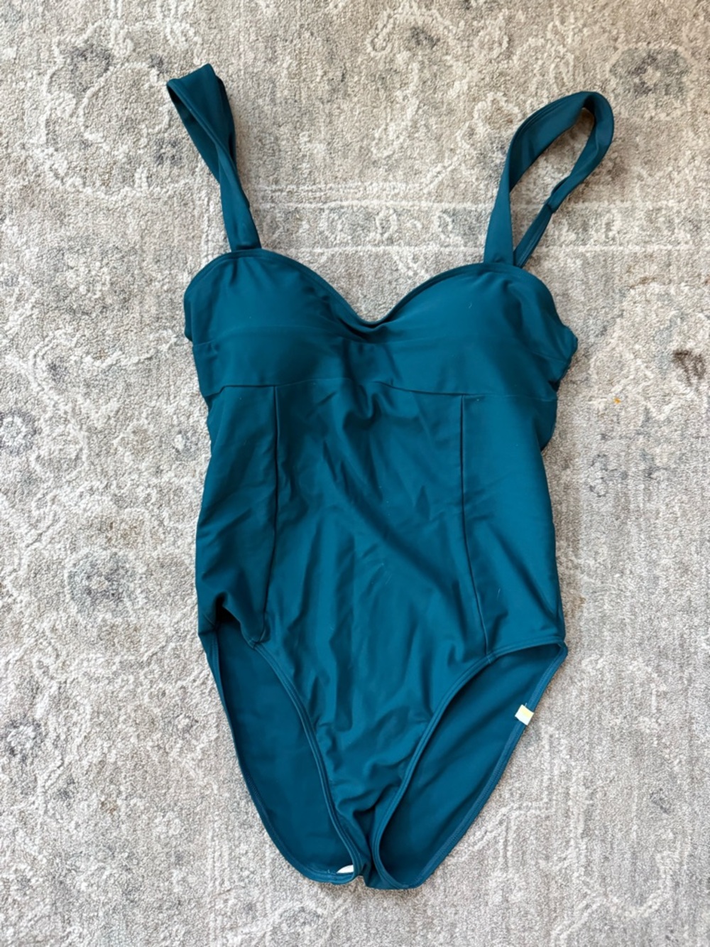 Summersalt - The Seascape Sweetheart One Piece Swimsuit in Teal - Size 4